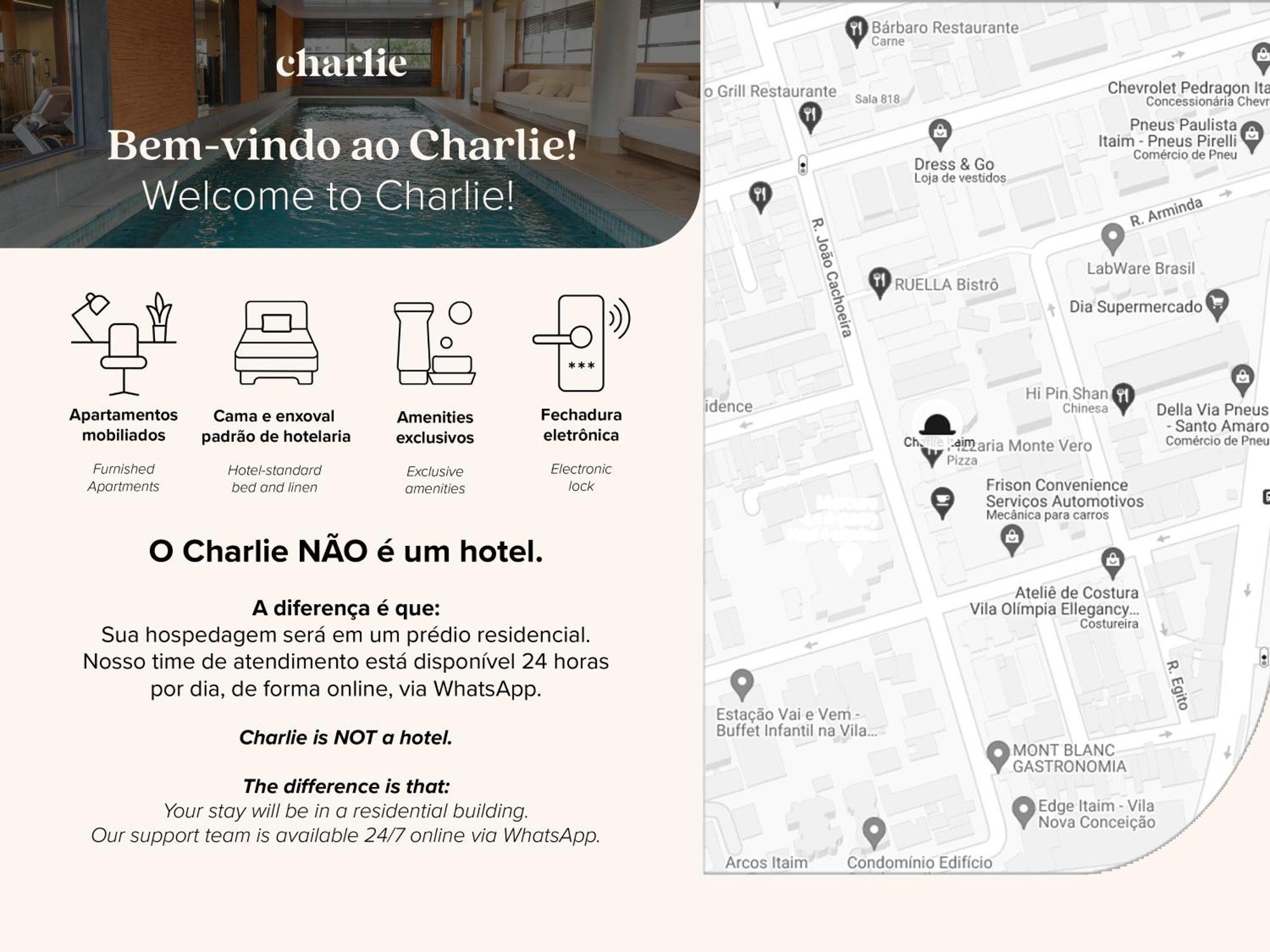 Charlie Itaim Daire Sao Paulo Dış mekan fotoğraf